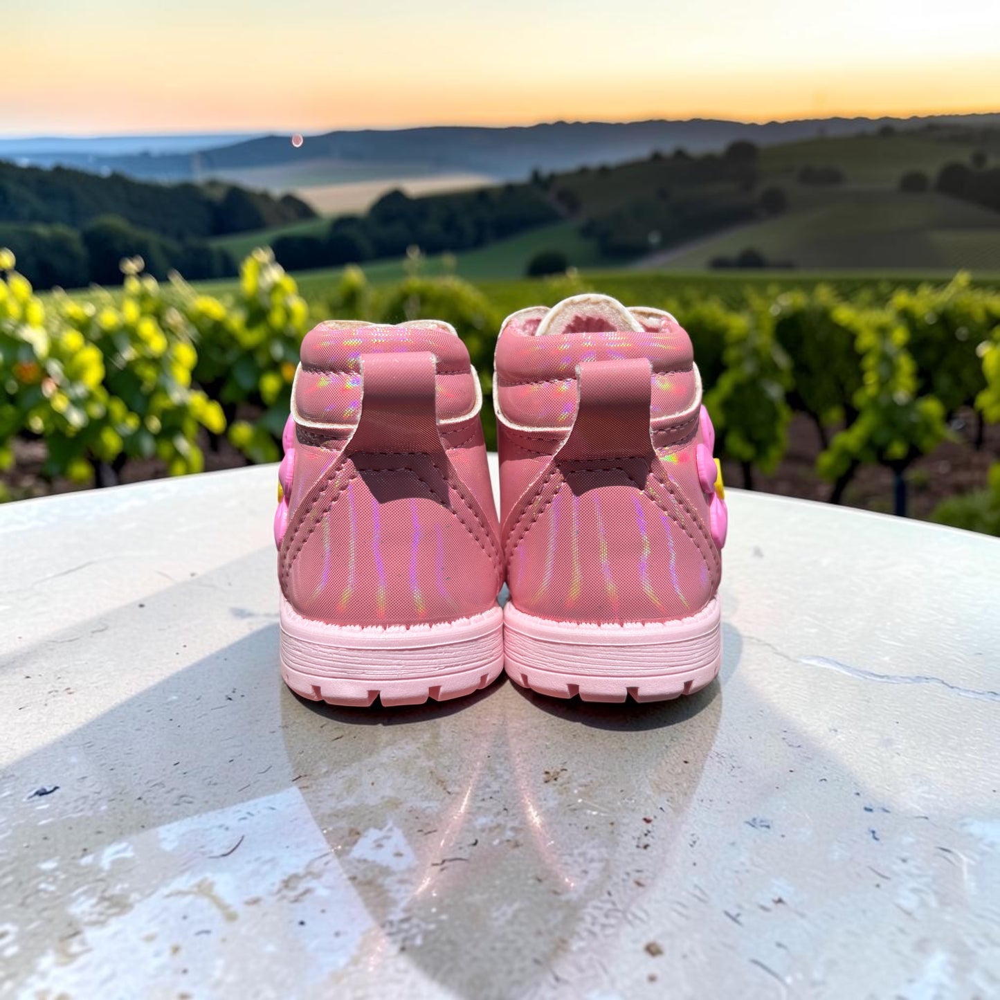 Magical Pink Glitter Girls' Ankle Boot