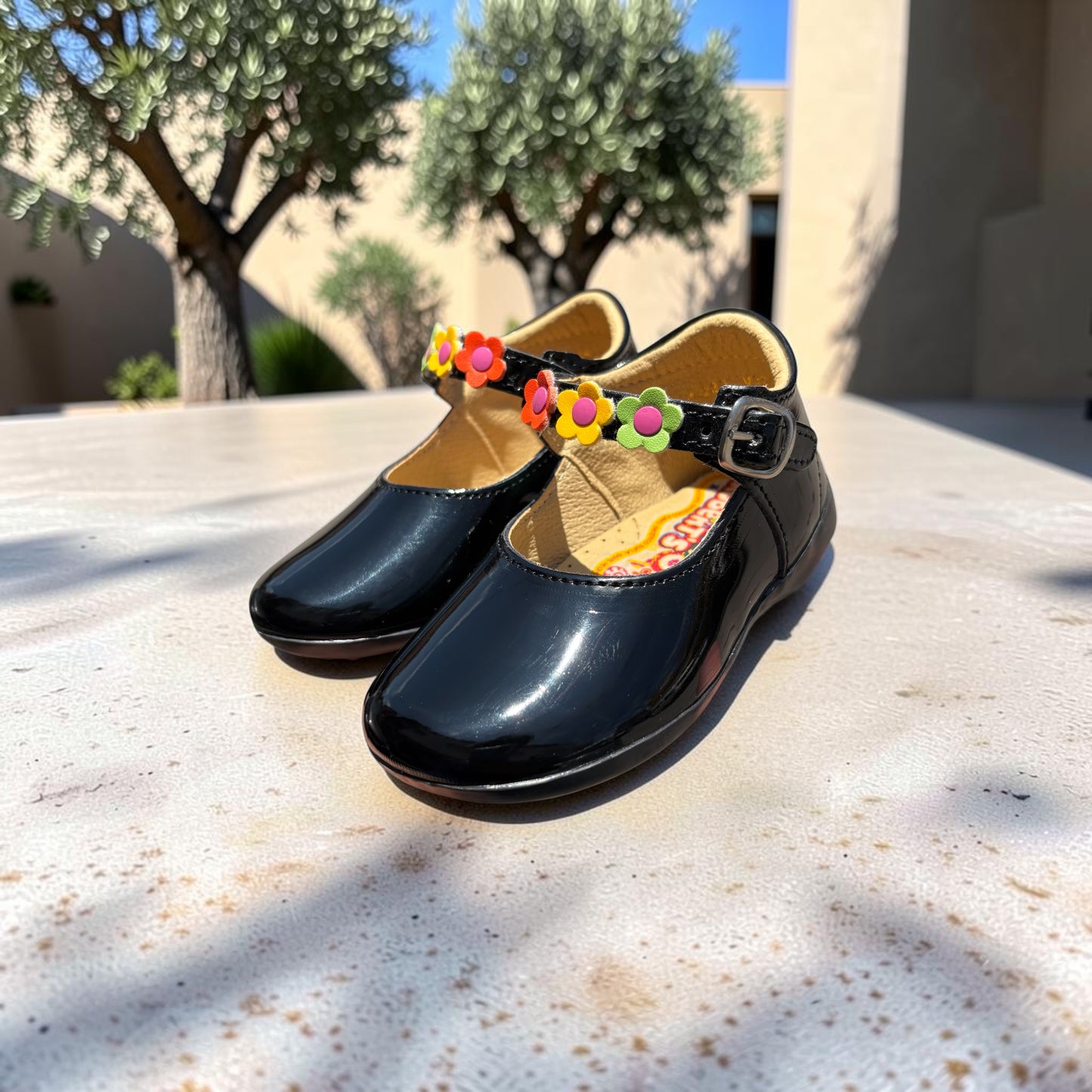 Patent Leather Shoes Garden of Colors