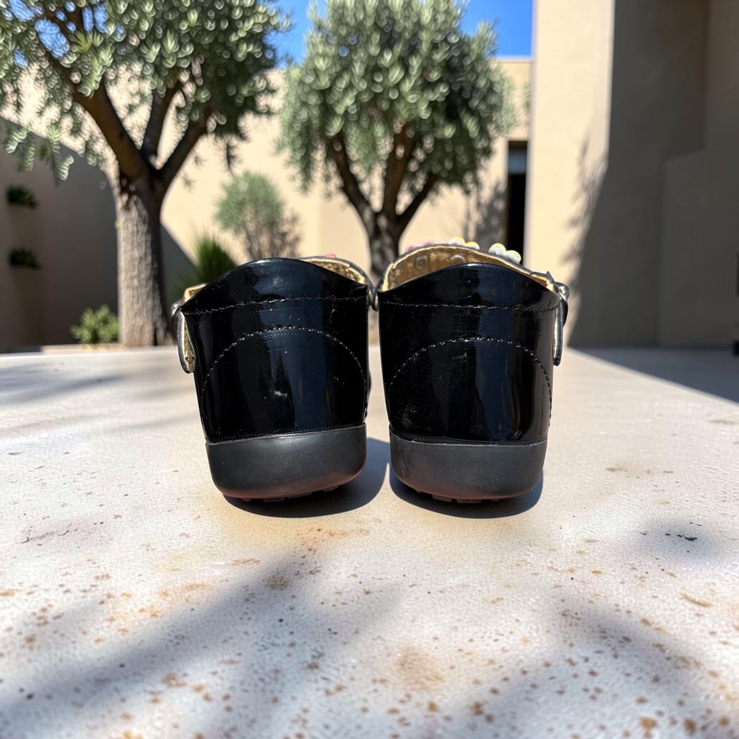 Patent Leather Shoes Garden of Colors