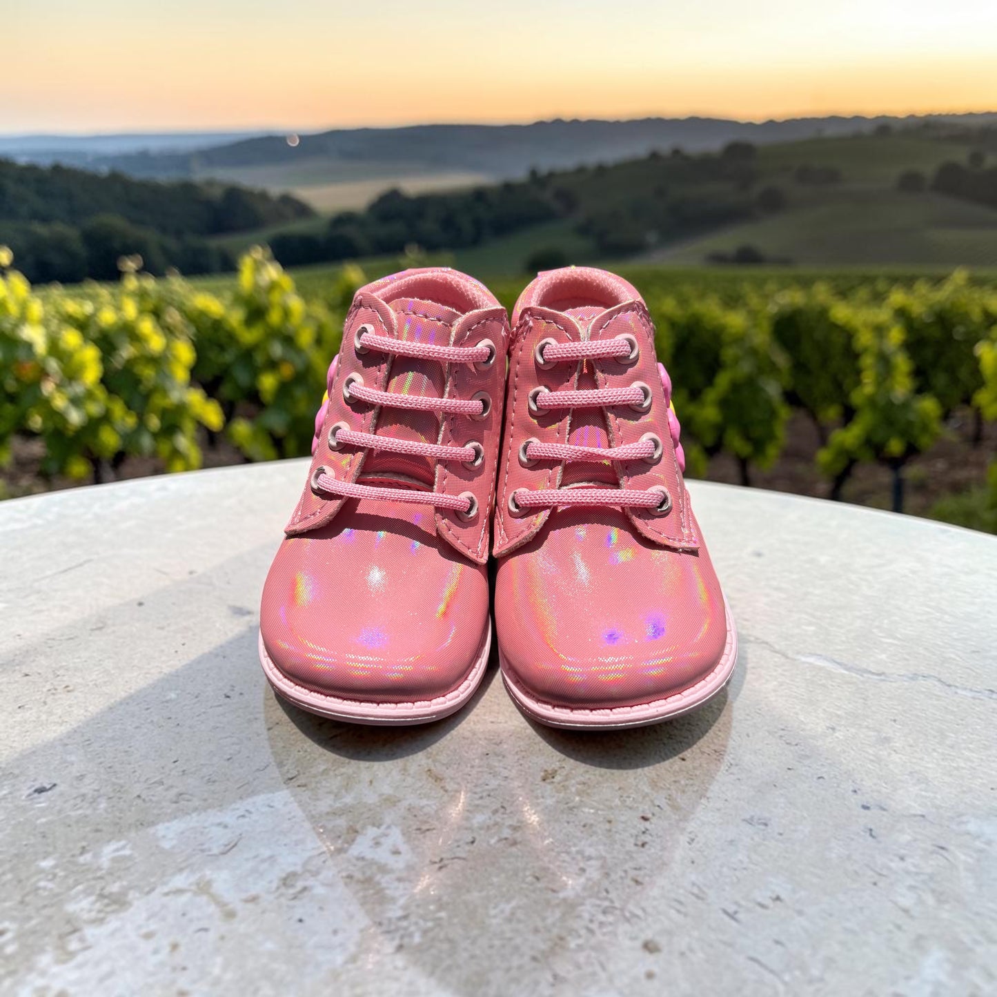 Magical Pink Glitter Girls' Ankle Boot